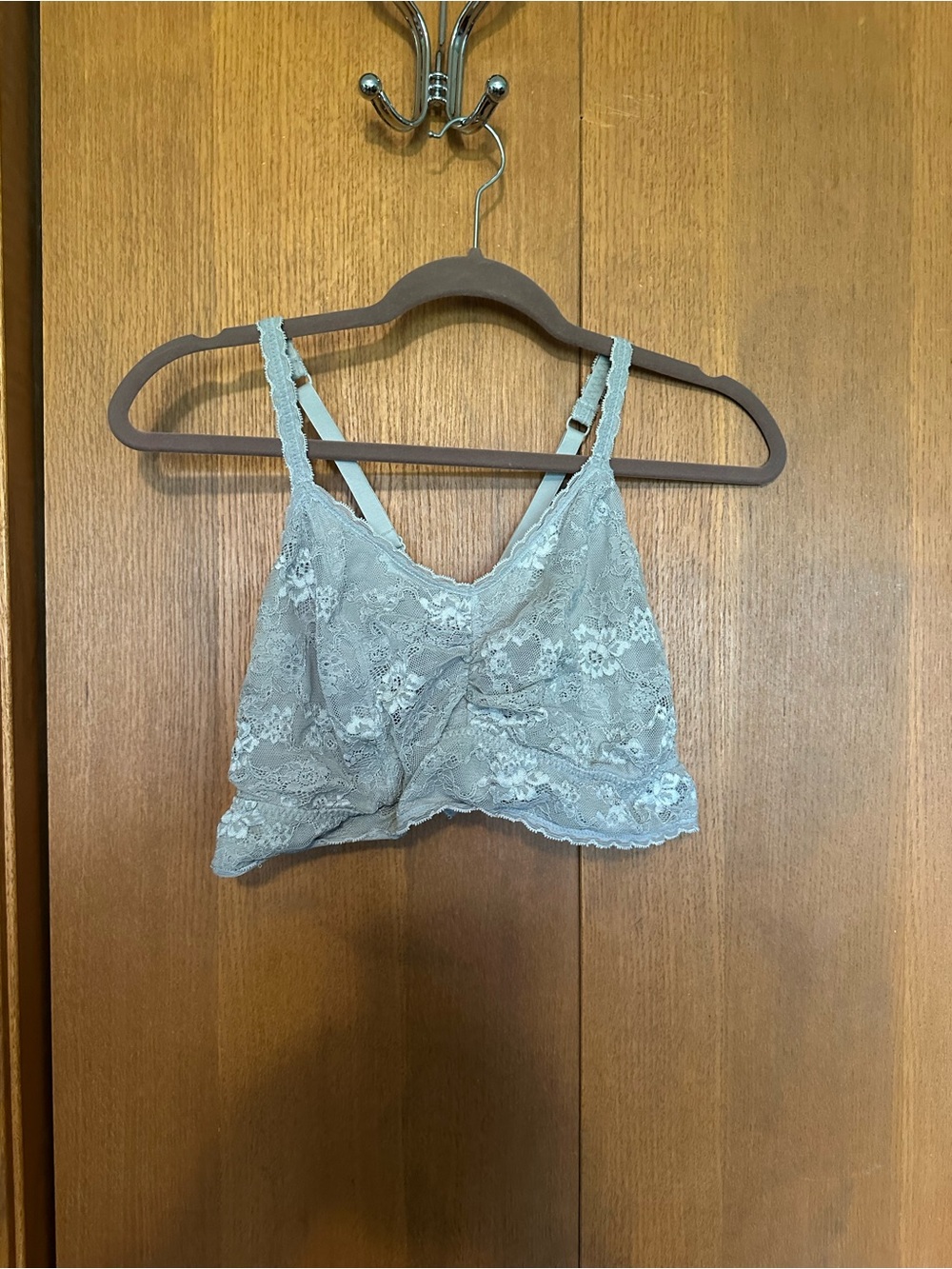 Cacique Lace Bralette - Light Gray